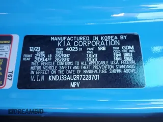 2024 Kia Soul EX with VIN KNDJ33AU2R7228701, listed as a Copart auction lot 46341625 with 4,703 mi miles and Salvage Title. Bid and sale history available at carsss.com. Image 13.
