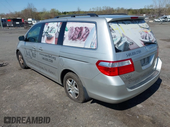 2007 Honda Odyssey EX с VIN 5FNRL38437B441110, выставлен на аукционе IAAI как лот 41930485 с пробегом 229 617 миль миль и . История ставок и продаж доступна на DreamBid. Изображение 3.