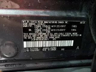 2020 Toyota RAV4 XLE with VIN 2T3P1RFVXLW119614, listed as a Copart auction lot 77139364 with 74,020 mi miles and Salvage Title. Bid and sale history available at carsss.com. Image 14.