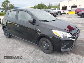 2024 Mitsubishi Mirage ES z VIN ML32AUHJ7RH022640, wystawiony jako IAAI lot #42382228 z przebiegiem 6 928 mil mil oraz . Historia ofert i sprzedaży dostępna na DreamBid. Obrazek 1.