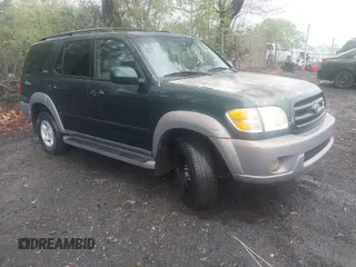 2002 Toyota Sequoia SR5 with VIN 5TDZT34A72S136628, listed as a IAAI auction lot 41978559 with 407,079 mi miles and . Bid and sale history available at carsss.com. Image 1.