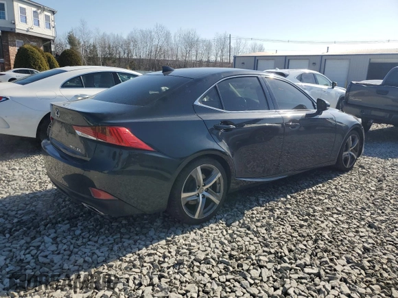 2017 Lexus IS with VIN JTHCM1D22H5015597, listed as a Copart auction lot 49160445 with 63,410 mi miles and Salvage Title. Bid and sale history available at carsss.com. Image 3.