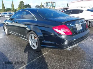 2009 Mercedes-Benz CL-Class V8 AMG with VIN WDDEJ77X89A020041, listed as a IAAI auction lot 41590508 with 127,040 mi miles. Bid and sale history available at carsss.com. Image 3.