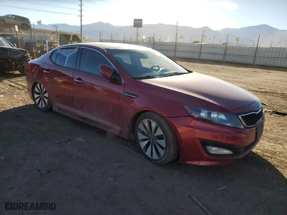 2012 Kia Optima SX with VIN 5XXGR4A63CG005016, listed as a Copart auction lot 43937215 with 193,714 mi miles and Salvage Title. Bid and sale history available at carsss.com. Image 4.