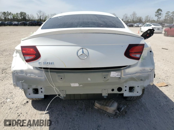 2019 Mercedes-Benz C 300 with VIN WDDWJ8DB4KF860572, listed as a Copart auction lot 47736605 with 38,051 mi miles and Salvage title. Bid and sale history available at DreamBid. Image 6.