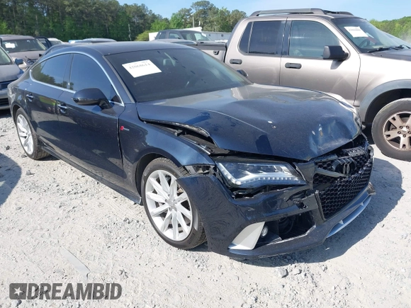 2012 Audi A7 Prestige with VIN WAUSGAFC0CN008552, listed as a IAAI auction lot 42068614 with 107,400 mi miles and . Bid and sale history available at DreamBid. Image 1.