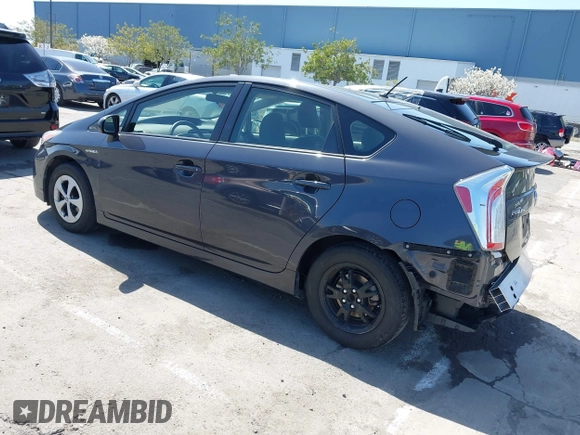 2012 Toyota Prius One with VIN JTDKN3DU8C1558122, listed as a IAAI auction lot 41951021 with 142,639 mi miles. Bid and sale history available at carsss.com. Image 3.