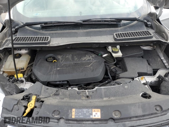 2015 Ford Escape Titanium with VIN 1FMCU0JX5FUA08248, listed as a Copart auction lot 53635435 with 120,010 mi miles and Salvage Title. Bid and sale history available at DreamBid. Image 14.