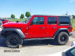 2018 Jeep Wrangler Unlimited Sport S z VIN 1C4HJXDGXJW168940, wystawiony jako IAAI lot #42200607 z przebiegiem 60 308 mil mil oraz . Historia ofert i sprzedaży dostępna na DreamBid. Obrazek 14.