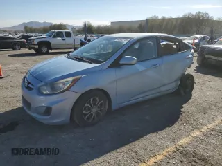 2013 Hyundai Accent GLS with VIN KMHCT4AE0DU548175, listed as a Copart auction lot 42805705 with 61,871 mi miles and Salvage title. Bid and sale history available at DreamBid. Image 1.