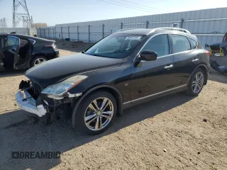 2014 Infiniti QX50 Journey z VIN JN1BJ0HR1EM191374, wystawiony jako Copart lot #58442785 z przebiegiem 93 444 mil mil oraz Szkoda całkowita • Salvage title. Historia ofert i sprzedaży dostępna na DreamBid. Obrazek 1.