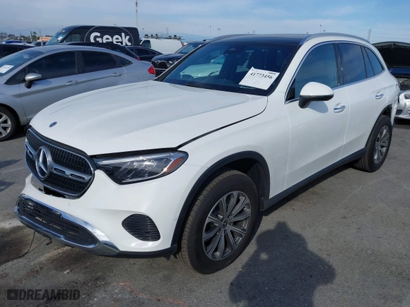 2024 Mercedes-Benz GLC with VIN W1NKM4GB8RF189222, listed as a IAAI auction lot 41773456 with 4,657 mi miles. Bid and sale history available at carsss.com. Image 17.