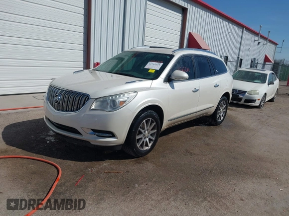 2014 Buick Enclave Leather with VIN 5GAKRBKD9EJ183170, listed as a IAAI auction lot 41762218 with 352,360 mi miles and . Bid and sale history available at DreamBid. Image 17.