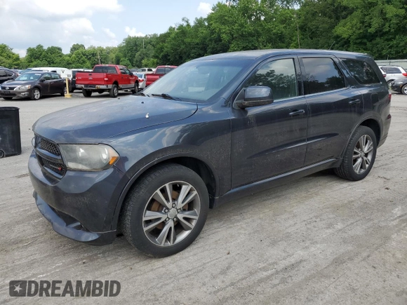 2013 Dodge Durango SXT with VIN 1C4RDJAG2DC679979, listed as a Copart auction lot 64377695 with 209,671 mi miles and Clean title. Bid and sale history available at DreamBid. Image 1.