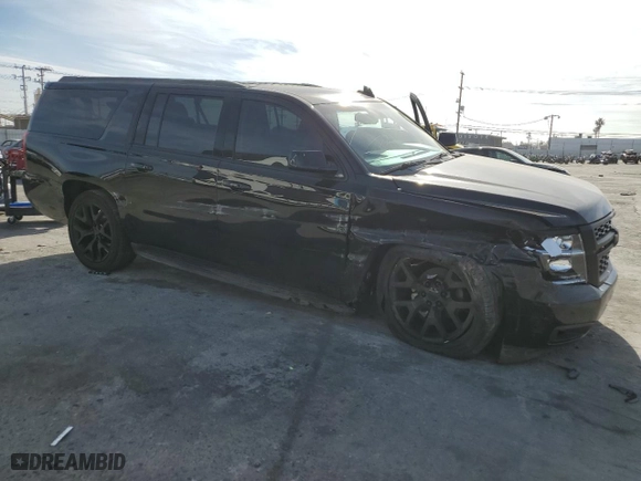 2018 Chevrolet Suburban LS with VIN 1GNSCGEC4JR383988, listed as a Copart auction lot 43199585 with 79,469 mi miles and Salvage Title. Bid and sale history available at carsss.com. Image 4.