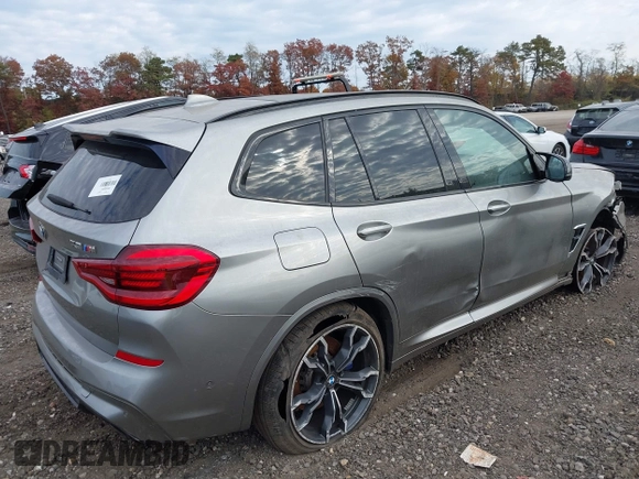 2020 BMW X3 M Competition with VIN 5YMTS0C02L9B57221, listed as a IAAI auction lot 40656641 with Not provided miles and . Bid and sale history available at DreamBid. Image 4.