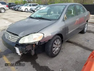 2003 Toyota Corolla CE with VIN 1NXBR38E93Z067379, listed as a IAAI auction lot 42007838 with 188,875 mi miles and . Bid and sale history available at DreamBid. Image 2.