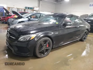 2017 Mercedes-Benz C 43 AMG with VIN WDDWJ6EB4HF469224, listed as a Copart auction lot 78645024 with 37,601 mi miles and Salvage Title. Bid and sale history available at carsss.com. Image 1.