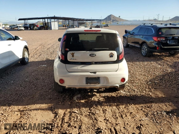 2018 Kia Soul + with VIN KNDJP3A52J7550501, listed as a Copart auction lot 53960235 with 134,532 mi miles and Salvage Title. Bid and sale history available at carsss.com. Image 6.