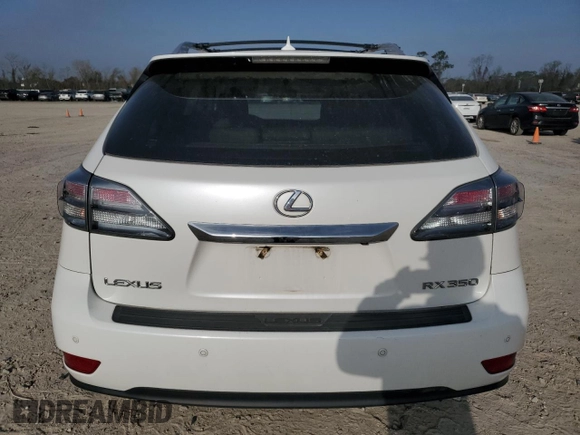 2010 Lexus RX 350 with VIN JTJZK1BA7A2407202, listed as a Copart auction lot 48736085 with 125,915 mi miles and Salvage Title. Bid and sale history available at carsss.com. Image 6.