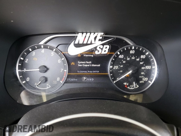 2022 Nissan Frontier SV with VIN 1N6ED1EJ6NN617301, listed as a Copart auction lot 60572395 with 77,269 mi miles and Salvage title. Bid and sale history available at DreamBid. Image 9.