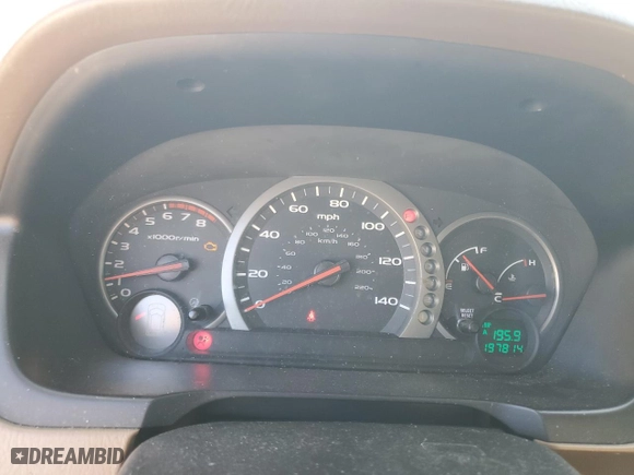 2004 Honda Pilot EX with VIN 2HKYF186X4H545678, listed as a Copart auction lot 76511534 with 197,814 mi miles and Salvage Title. Bid and sale history available at carsss.com. Image 9.