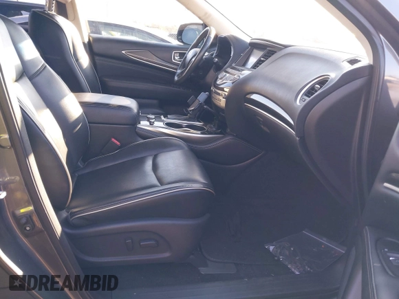 2019 Infiniti QX60 LUXE with VIN 5N1DL0MN7KC532048, listed as a IAAI auction lot 41206582 with 77,675 mi miles. Bid and sale history available at carsss.com. Image 5.