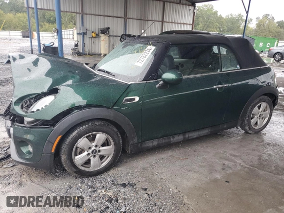 2017 MINI Convertible Cooper with VIN WMWWG5C35H3C99374, listed as a Copart auction lot 72782274 with 51,139 mi miles and Salvage title. Bid and sale history available at DreamBid. Image 1.