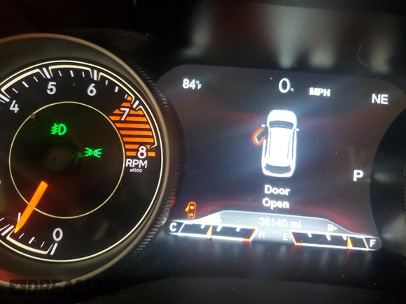 2017 Jeep Cherokee Limited with VIN 1C4PJMDS2HW544202, listed as a Copart auction lot 59942135 with 36,140 mi miles and Salvage title. Bid and sale history available at DreamBid. Image 9.