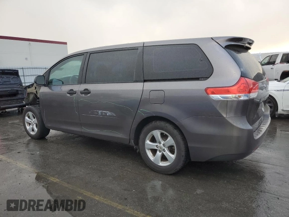 2012 Toyota Sienna with VIN 5TDZK3DC1CS199892, listed as a Copart auction lot 44409615 with 223,327 mi miles and Salvage Title. Bid and sale history available at carsss.com. Image 2.