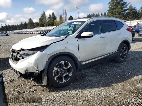 2018 Honda CR-V Touring with VIN 2HKRW2H90JH689742, listed as a Copart auction lot 51347445 with 35,333 mi miles and Salvage Title. Bid and sale history available at DreamBid. Image 1.