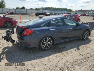 2020 Honda Civic Sedan Touring with VIN 2HGFC1F96LH101008, listed as a Copart auction lot 66308744 with 47,327 mi miles and Non Repairable. Bid and sale history available at carsss.com. Image 3.