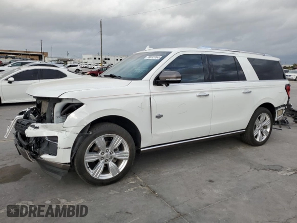 2022 Ford Expedition Max King Ranch with VIN 1FMJK1PT6NEA11370, listed as a Copart auction lot 78032954 with 39,975 mi miles and Salvage Title. Bid and sale history available at DreamBid. Image 1.