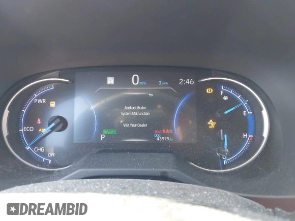 2021 Toyota RAV4 Hybrid XSE with VIN 2T3E6RFV3MW006825, listed as a IAAI auction lot 41787718 with 45,979 mi miles. Bid and sale history available at carsss.com. Image 7.