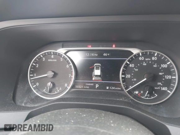 2024 Nissan Pathfinder S with VIN 5N1DR3AAXRC224447, listed as a IAAI auction lot 41165516 with 50,321 mi miles and . Bid and sale history available at DreamBid. Image 7.