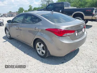 2013 Hyundai Elantra GLS with VIN 5NPDH4AE9DH417136, listed as a IAAI auction lot 42719598 with 105,280 mi miles and . Bid and sale history available at DreamBid. Image 3.