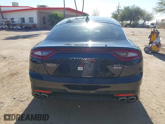 2021 Kia Stinger GT2 with VIN KNAE55LC3M6089699, listed as a IAAI auction lot 41035872 with 81,192 mi miles. Bid and sale history available at carsss.com. Image 16.