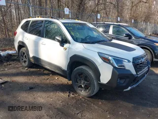 2022 Subaru Forester Wilderness with VIN JF2SKAMC9NH510631, listed as a IAAI auction lot 41503276 with 44,369 mi miles. Bid and sale history available at carsss.com. Image 1.