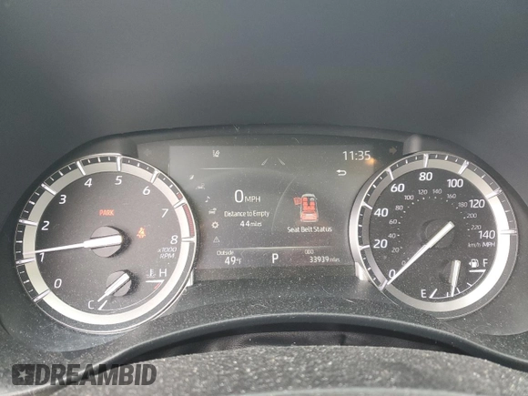 2022 Toyota Highlander Platinum z VIN 5TDFZRBH0NS190765, wystawiony jako Copart lot #57772435 z przebiegiem 33 939 mil mil oraz Szkoda całkowita • Salvage title. Historia ofert i sprzedaży dostępna na DreamBid. Obrazek 9.