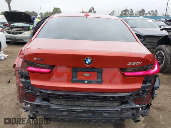 2019 BMW 3 Series 330i xDrive with VIN WBA5R7C50KFH28767, listed as a IAAI auction lot 42206528 with 52,529 mi miles and . Bid and sale history available at DreamBid. Image 17.