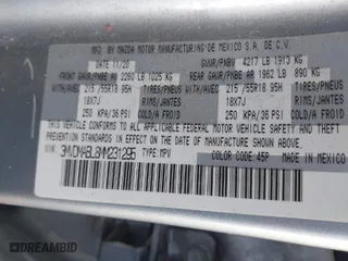 2021 Mazda CX-30 Select with VIN 3MVDMABL8MM231295, listed as a IAAI auction lot 41526990 with 133,144 mi miles. Bid and sale history available at carsss.com. Image 9.