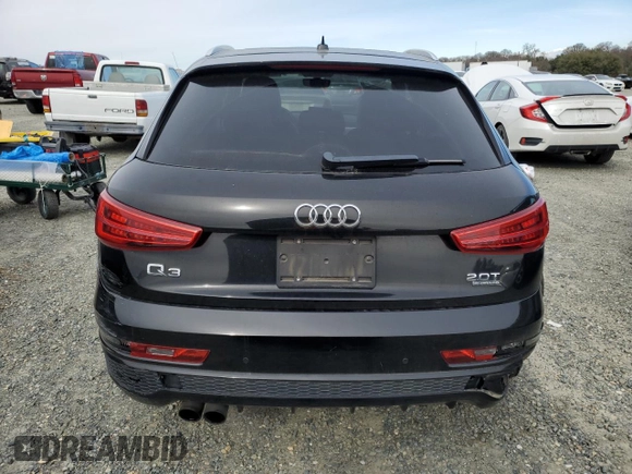 2017 Audi Q3 Prestige with VIN WA1GCCFS4HR016879, listed as a Copart auction lot 44361465 with 48,988 mi miles and Salvage Title. Bid and sale history available at carsss.com. Image 6.