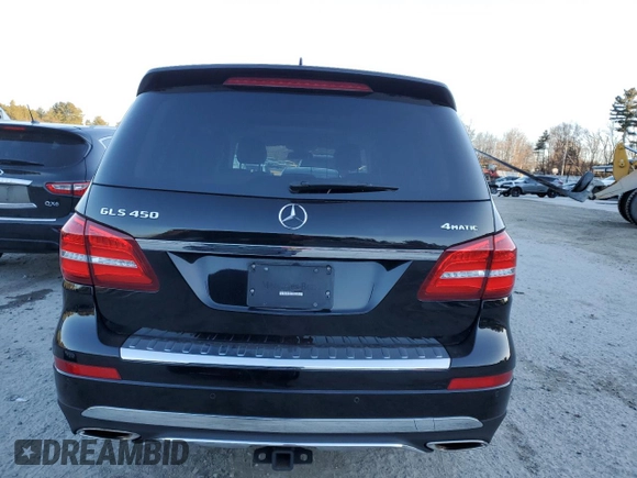 2018 Mercedes-Benz GLS 450 with VIN 4JGDF6EE5JB092019, listed as a Copart auction lot 43692854 with 165,908 mi miles and . Bid and sale history available at DreamBid. Image 6.