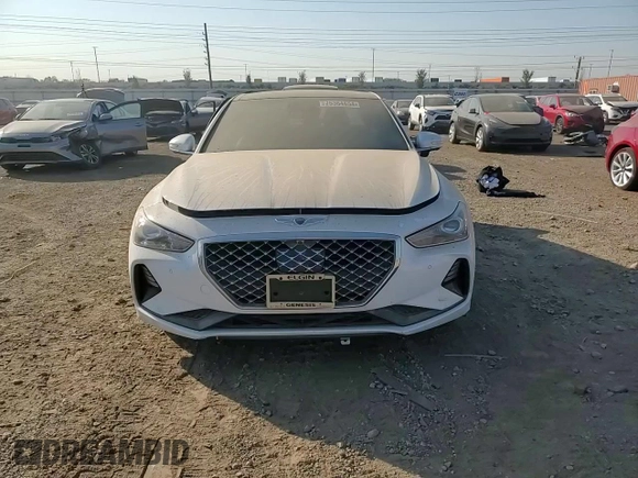 2019 Genesis G70 Dynamic with VIN KMTG34LE8KU037475, listed as a Copart auction lot 75364654 with 45,727 mi miles and Salvage Title. Bid and sale history available at DreamBid. Image 10.