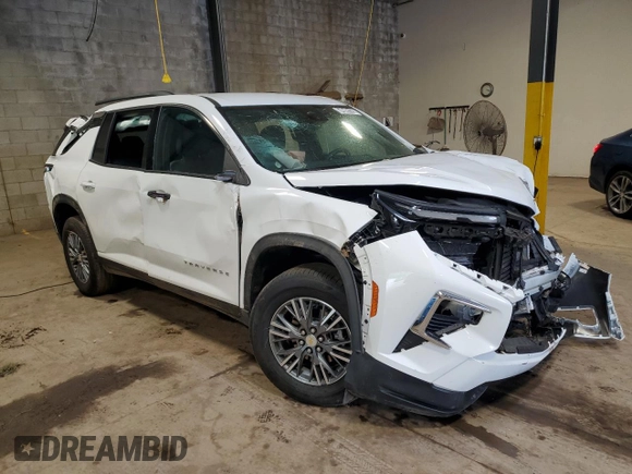 2025 Chevrolet Traverse FWD LT with VIN 1GNERGRS4SJ158970, listed as a Copart auction lot 64848125 with Not provided miles and Salvage title. Bid and sale history available at DreamBid. Image 4.