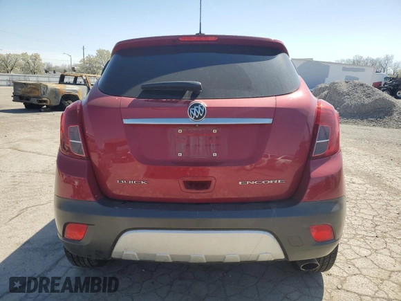 2016 Buick Encore with VIN KL4CJASB6GB609049, listed as a Copart auction lot 54417865 with Not Provided miles and Non Repairable. Bid and sale history available at DreamBid. Image 6.