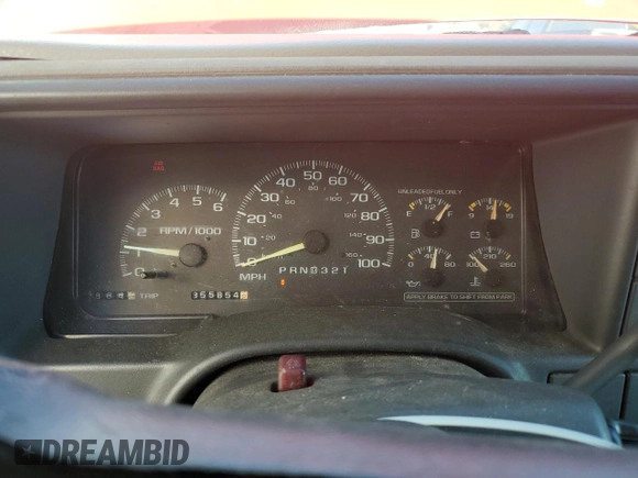 1997 Chevrolet Suburban with VIN 1GNEC16R3VJ444006, listed as a Copart auction lot 83015934 with 355,854 mi miles and Salvage Title. Bid and sale history available at carsss.com. Image 9.