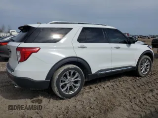 2022 Ford Explorer Limited with VIN 1FMSK7FH0NGA56278, listed as a Copart auction lot 47130335 with 64,514 mi miles and Salvage Title. Bid and sale history available at carsss.com. Image 3.