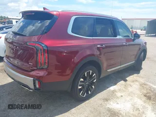2023 Kia Telluride SX X-Pro with VIN 5XYP5DGC9PG384453, listed as a IAAI auction lot 42556697 with 4,641 mi miles and . Bid and sale history available at DreamBid. Image 4.