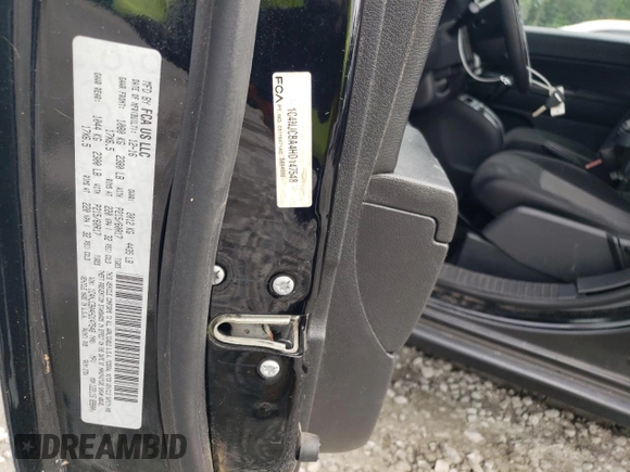 2017 Jeep Compass Sport with VIN 1C4NJCBA4HD147548, listed as a Copart auction lot 55671495 with 108,592 mi miles and Salvage title. Bid and sale history available at DreamBid. Image 13.